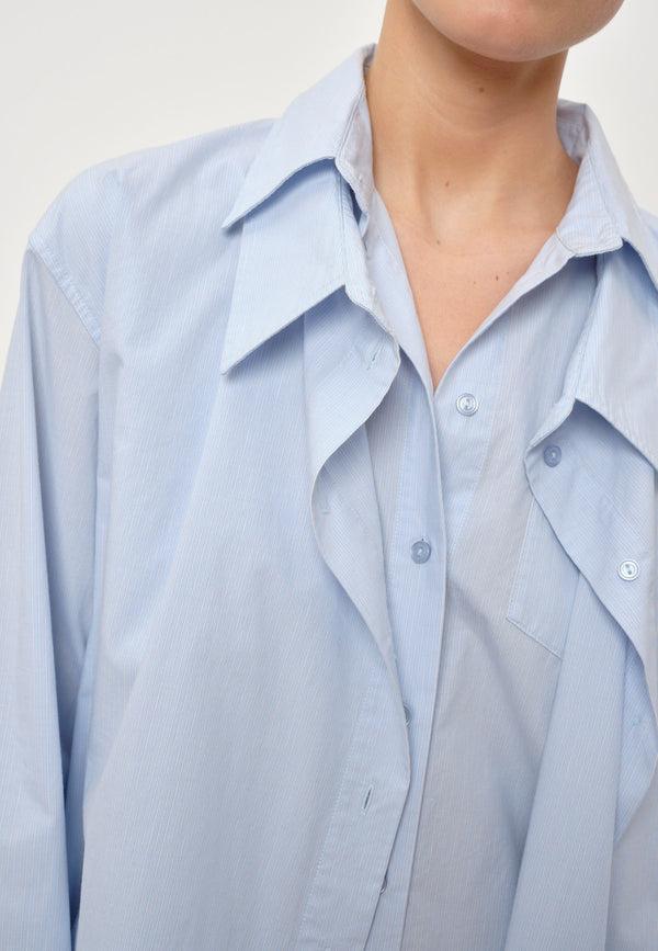 Birgitte Herskind Bjørk Shirt - Ligth Blue Pinstripe Ligth Blue Pinstripe