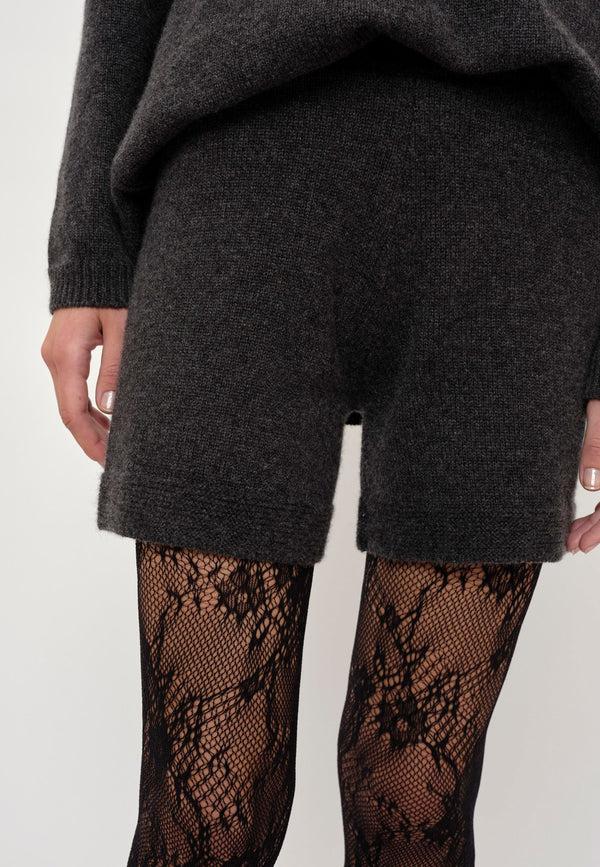 Birgitte Herskind Bogart Knit Shorts - Dark Grey Dark Grey