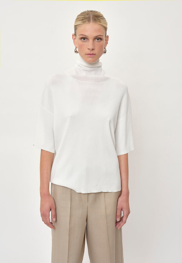Birgitte Herskind Brittany Knit T-shirt - Off White Off White