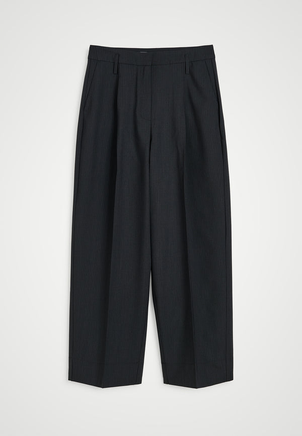 birgitte herskind Carla Pants - Dark Grey Pinstripe Dark Grey Pinstripe