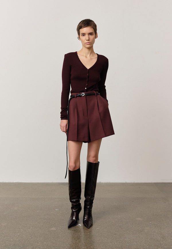 Birgitte Herskind ChiChi Knit Cardigan - Wine Red Wine Red