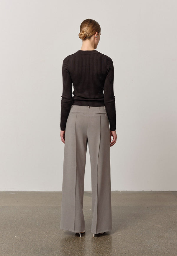 Birgitte Herskind Daniella Knit Blouse - Dark Grey Dark Grey