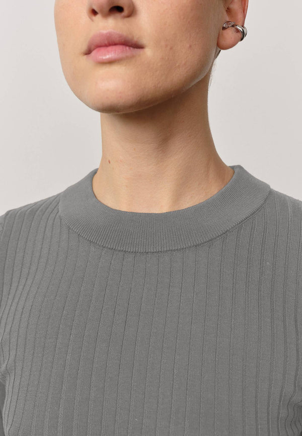 Birgitte Herskind Daniella Knit Blouse - Light Grey Light Grey