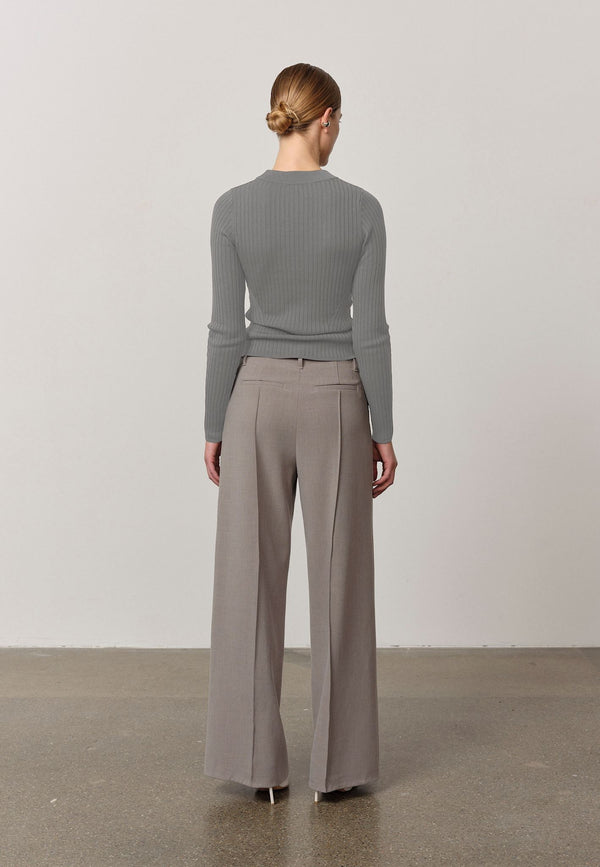 Birgitte Herskind Daniella Knit Blouse - Light Grey Light Grey