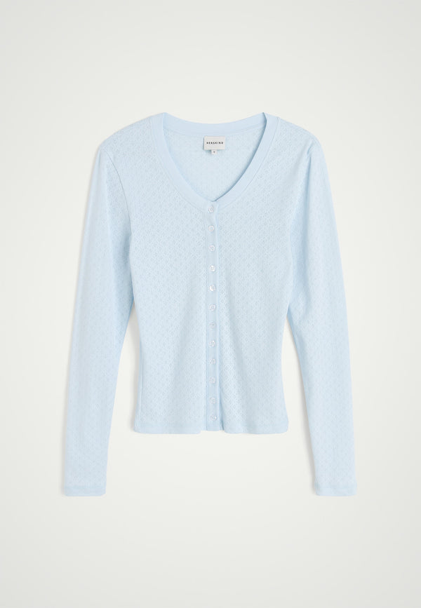 birgitte herskind Dylan Cardigan - Light Blue Light Blue