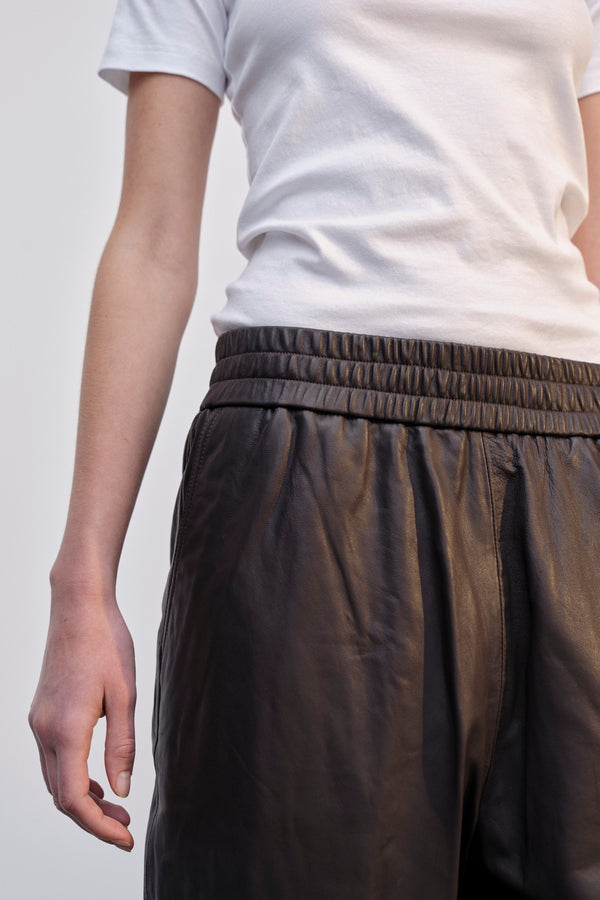 Birgitte Herskind Eagle Long Leather Pants - Oxblood Oxblood