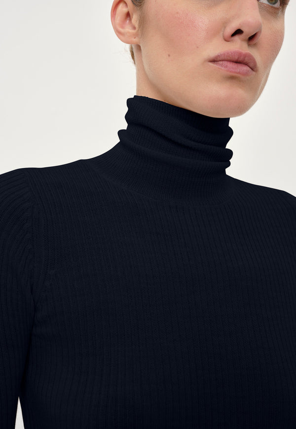 Birgitte Herskind Evangalista Knit Blouse - Navy Navy