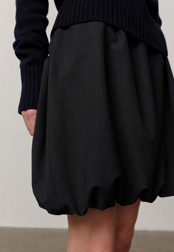 Birgitte Herskind Evans Skirt - Navy Melange Navy Melange