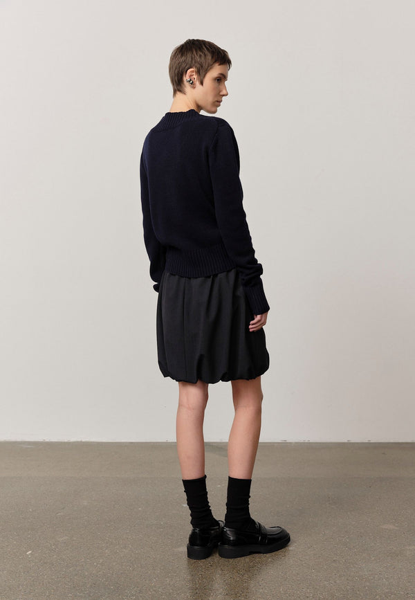 Birgitte Herskind Evans Skirt - Navy Melange Navy Melange