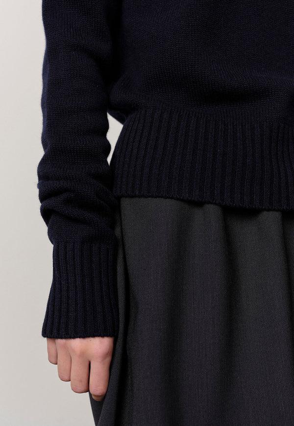 Birgitte Herskind Evans Skirt - Navy Melange Navy Melange