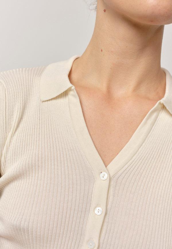 Birgitte Herskind Finn Knit Blouse - Off White Off White