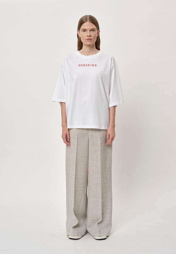 Birgitte Herskind Herskind T-shirt - White - Red Logo White - Red Logo