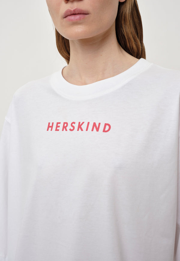 Birgitte Herskind Herskind T-shirt - White - Red Logo White - Red Logo