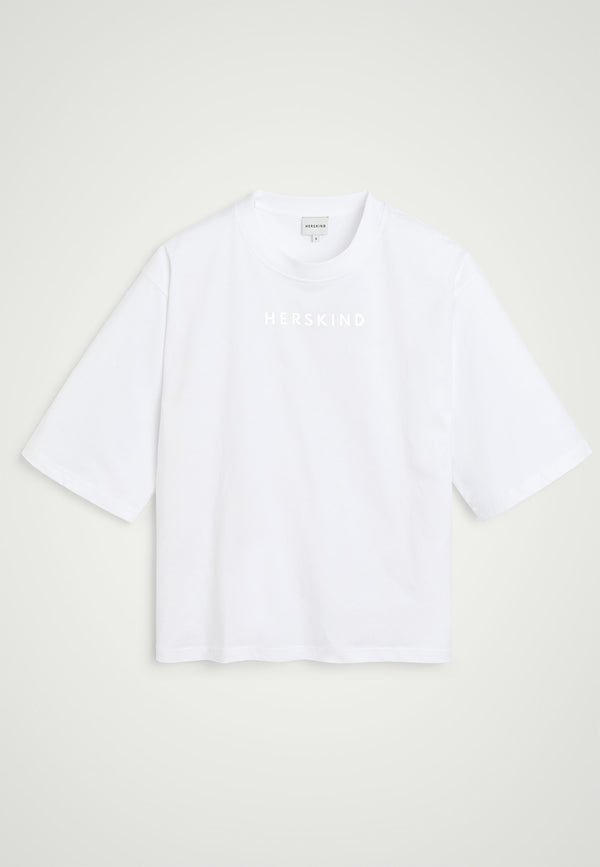 birgitte herskind Herskind T-shirt - White w. white logo White w. white logo