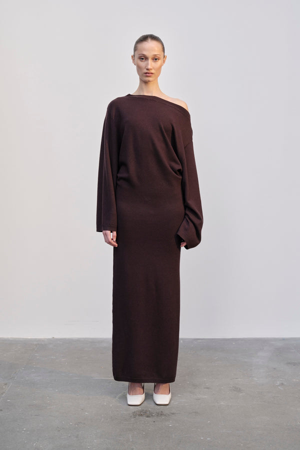 Birgitte Herskind Isabella Knit Dress - Oxblood Oxblood