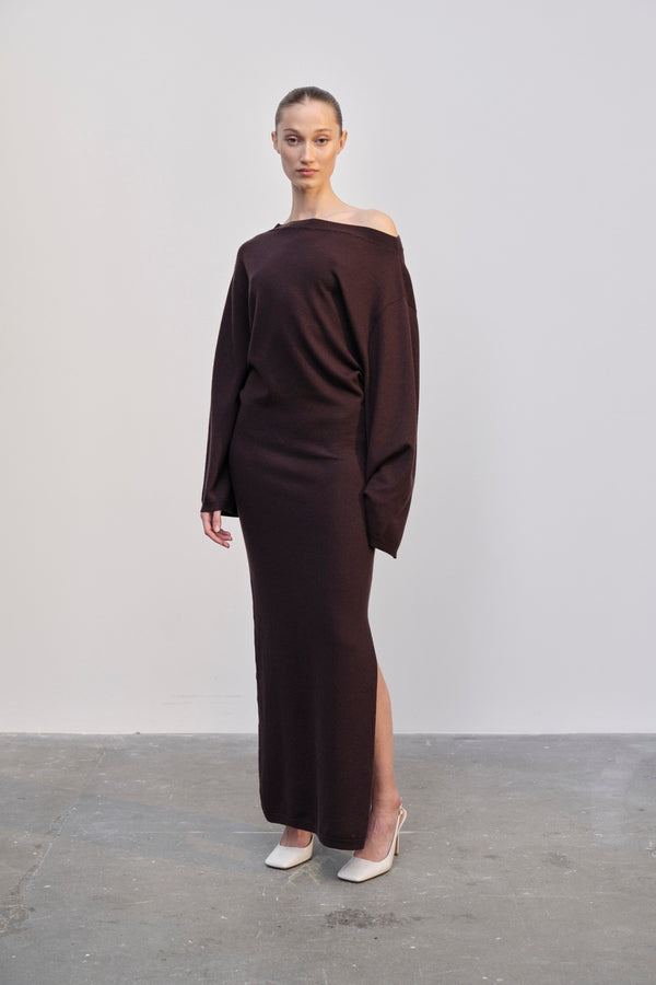 Birgitte Herskind Isabella Knit Dress - Oxblood Oxblood