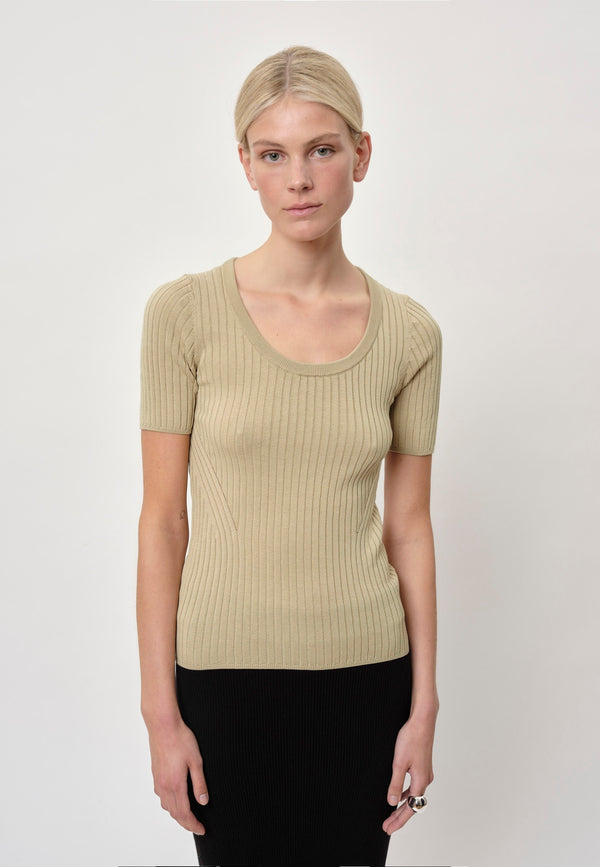 Birgitte Herskind Jenny Knit Blouse - Asparagus Asparagus
