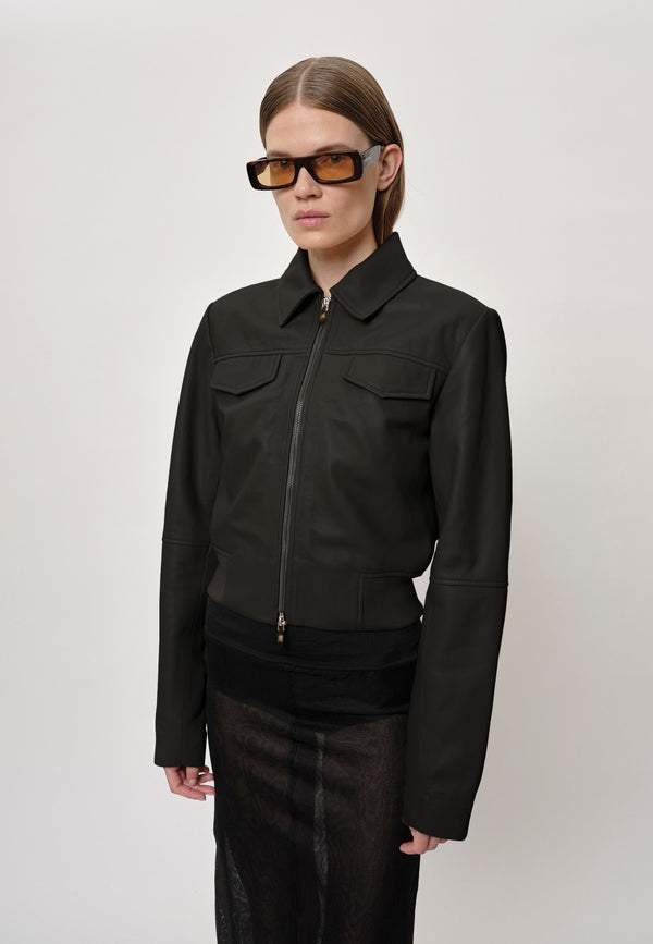 Birgitte Herskind Joelle Leather Jacket - Black Black