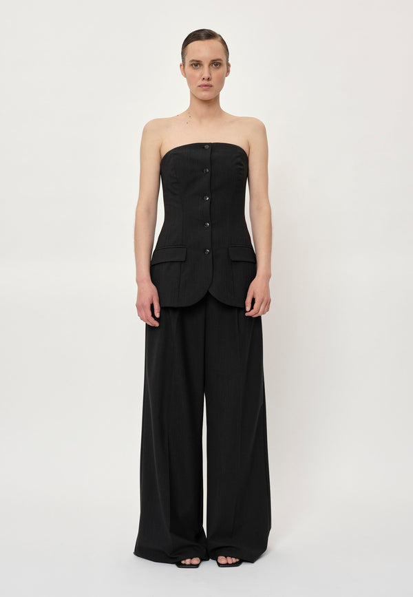 Birgitte Herskind Kelly Pants - Dark Grey Pinstripe Dark Grey Pinstripe