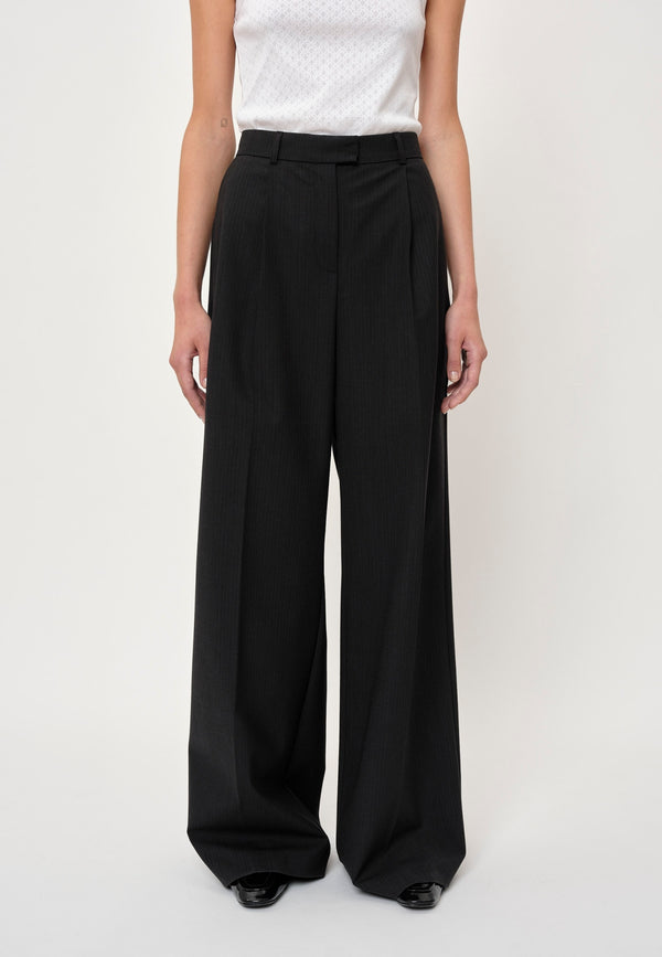 Birgitte Herskind Kelly Pants - Dark Grey Pinstripe Dark Grey Pinstripe
