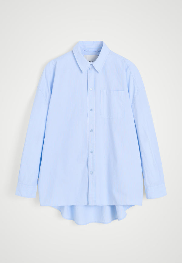 birgitte herskind Lex Shirt - Ligth Blue Pinstripe Ligth Blue Pinstripe