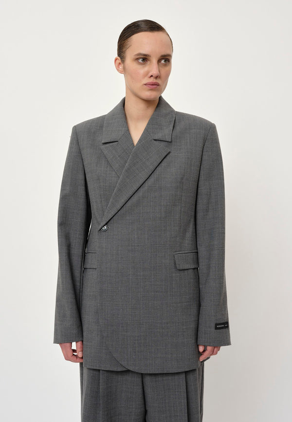 Birgitte Herskind Lilith Blazer - Ligth Grey Pinstripe Ligth Grey Pinstripe