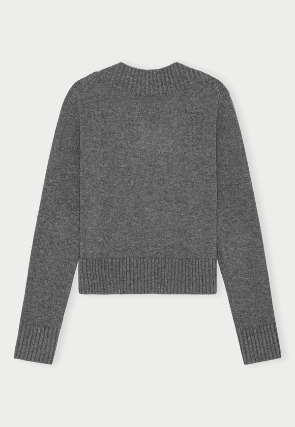 Birgitte Herskind Mela Knit Blouse - Dark Grey Dark Grey