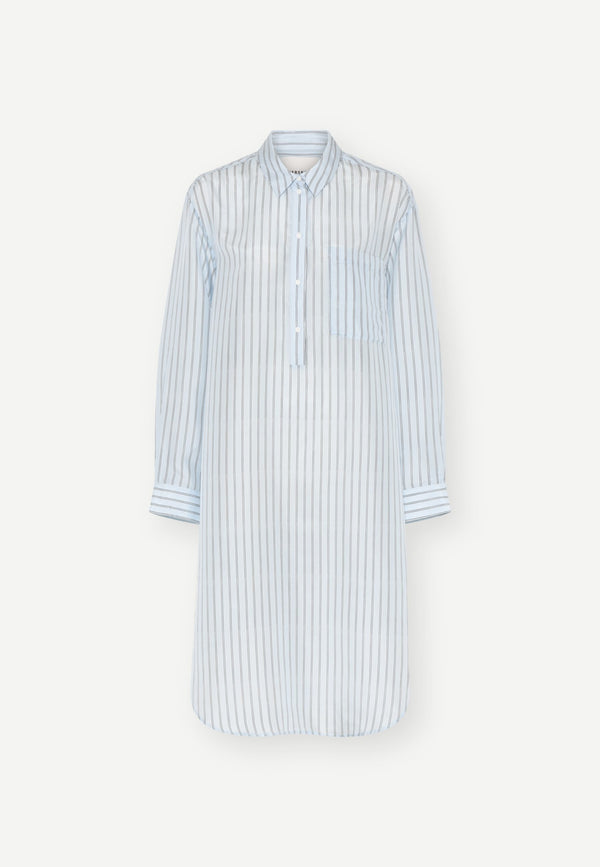 birgitte herskind Meyer Dress - Light Blue Stripe Light Blue Stripe