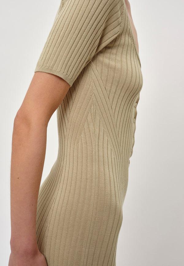 Birgitte Herskind Mira Knit Dress - Asparagus Asparagus