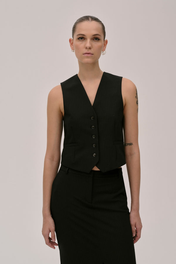 Birgitte Herskind Mister Vest - Navy Stripe Navy Stripe