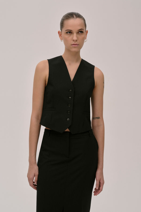 Birgitte Herskind Mister Vest - Navy Stripe Navy Stripe