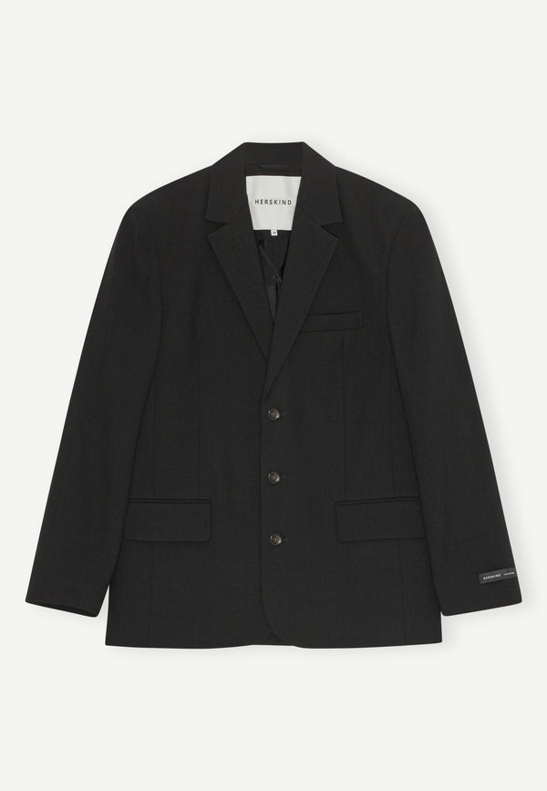 birgitte herskind Nika Blazer - Regular Buttons - Black Black