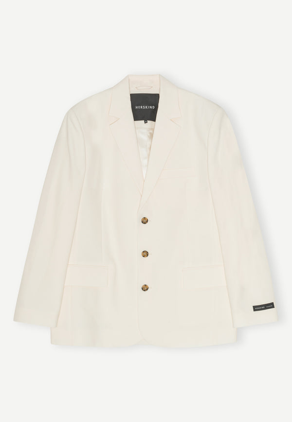birgitte herskind Nika Blazer - Regular Buttons - Off White Off White
