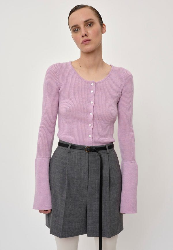 Birgitte Herskind Reggy Shorts - Light Grey Pinstripe Light Grey Pinstripe