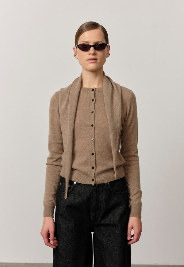 Birgitte Herskind Roselle Knit Cardigan - Croissant Croissant