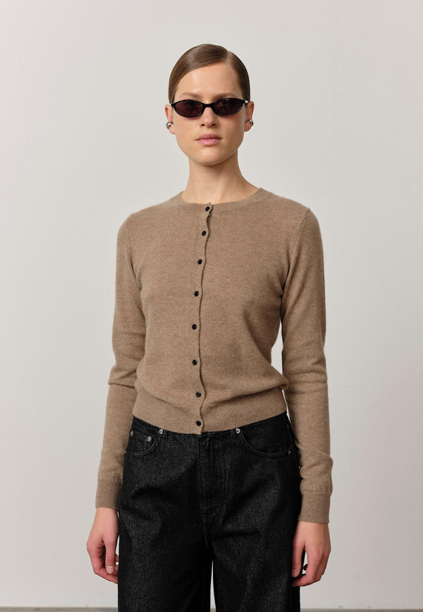 birgitte herskind Roselle Knit Cardigan - Croissant Croissant