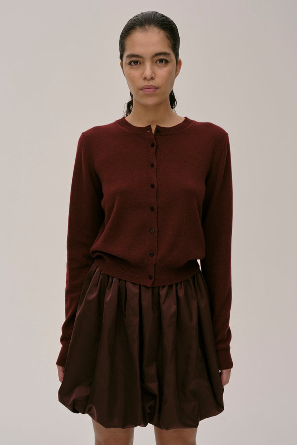 Birgitte Herskind Roselle Knit Cardigan - Oxblood Oxblood