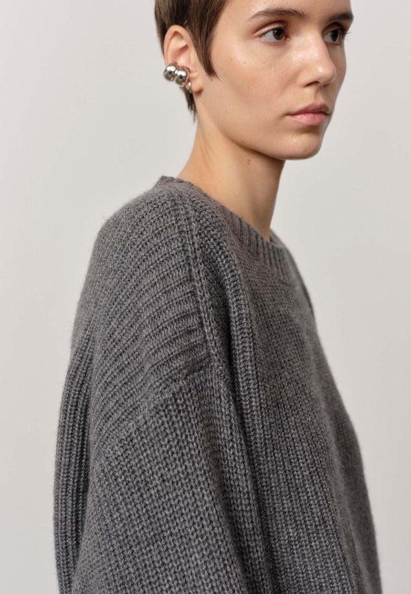 Birgitte Herskind Sabby Knit Blouse - Dark Grey Dark Grey