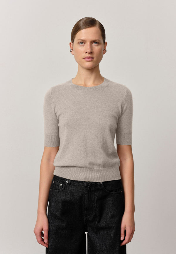 birgitte herskind Therese Knit Blouse - Light Stone Light Stone