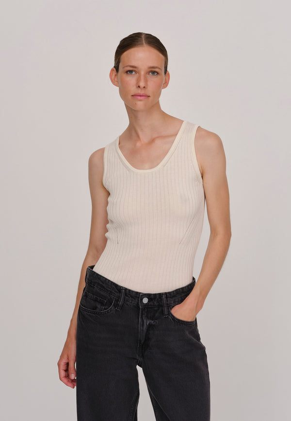 Birgitte Herskind Tripa Knit Top - Off White Off White