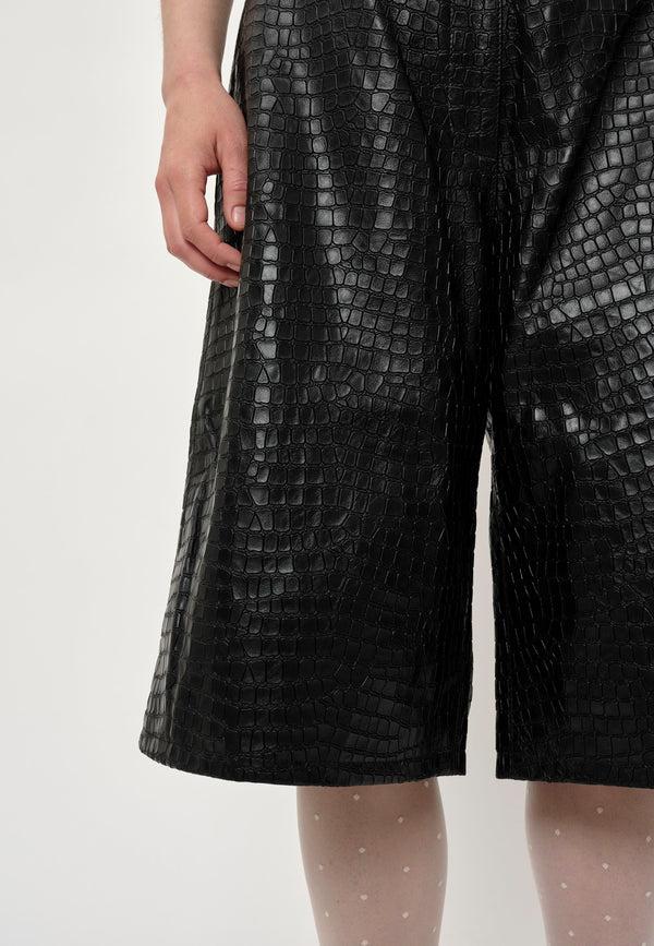 Birgitte Herskind Tristan Leather Shorts - Black Black