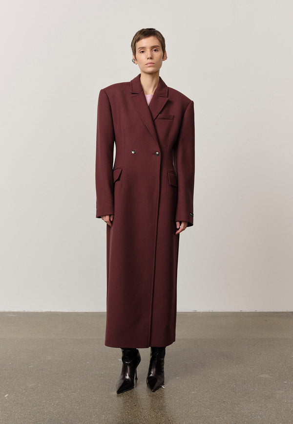 birgitte herskind Ultra De Lux Coat - Mahogany Mahogany