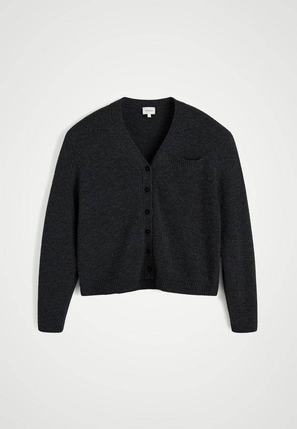 birgitte herskind Vivi Knit Cardigan - Dark Grey Dark Grey
