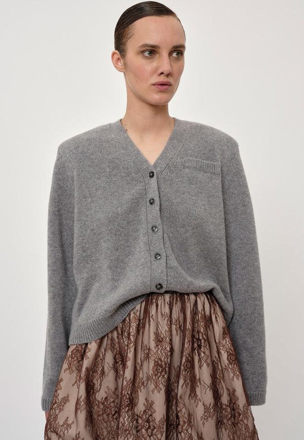 Birgitte Herskind Vivi Knit Cardigan - Light Grey Light Grey