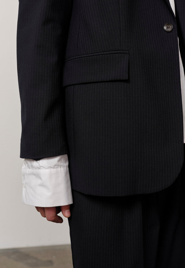 Birgitte Herskind Yago Blazer - Navy Pinstripe Navy Pinstripe