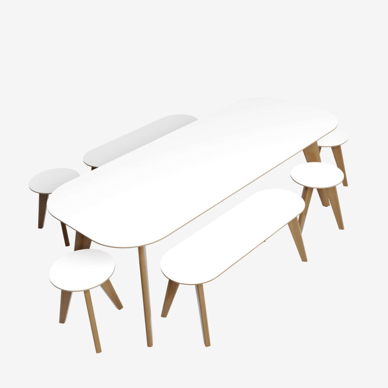 bisley Bisley Dining Table Set Option Four