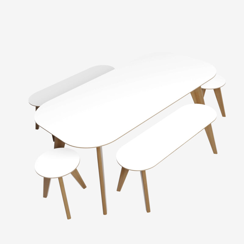 bisley Bisley Dining Table Set Option Three