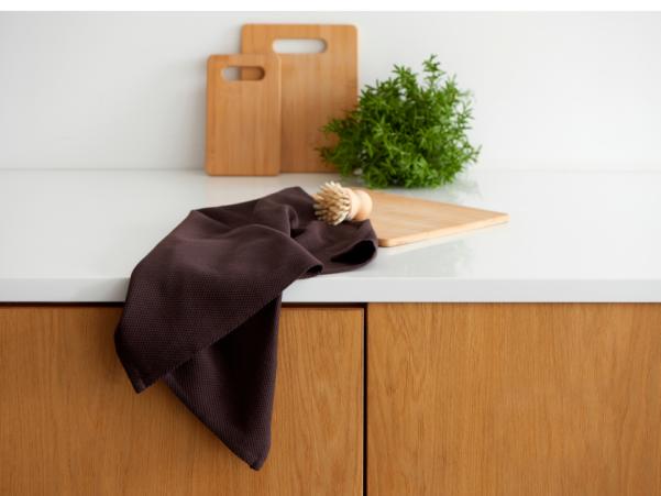 Bitz Bastian Tekstiler Diamond Tea Towel 70 X 50 Cm Coffee Bean