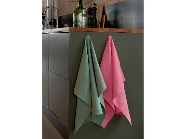 Bitz Bastian Tekstiler Diamond Tea Towel 70 X 50 Cm Green Bay