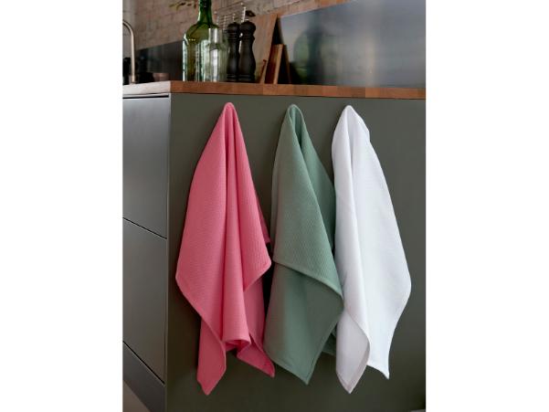 Bitz Bastian Tekstiler Diamond Tea Towel 70 X 50 Cm White